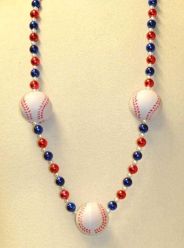 Sports Themes Baseball Beads
