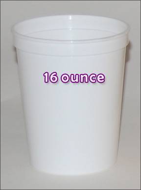 16 Ounce Navy Blue Plastic Cups from Beads by the Dozen, New Orleans