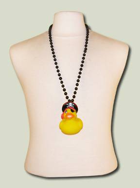 42 Mardi Gras Pirate Rubber Duck Beads Necklace