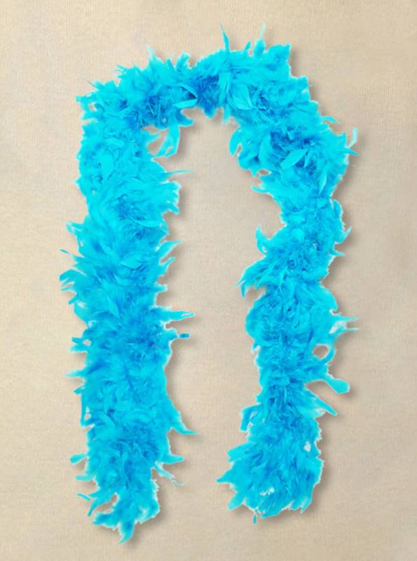 Beads by The Dozen Feather Boa Turquoise