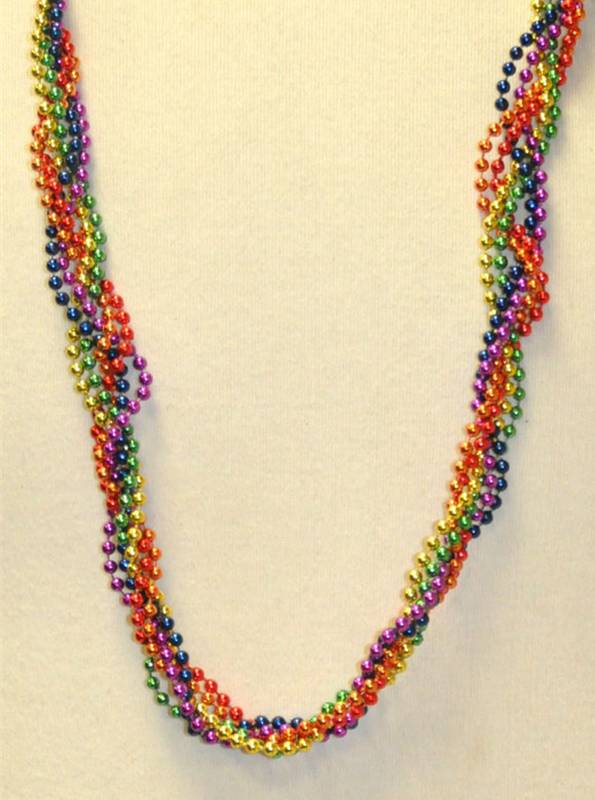 Amazon.com: Amscan 390615 Jumbo Twist Bead Party Necklace, 50