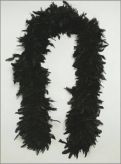 Feather Boa Black 