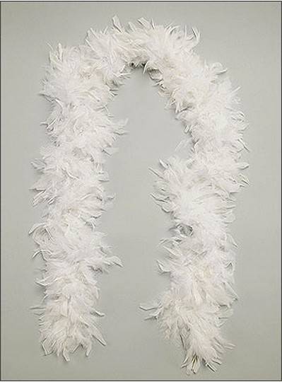 Feather Boa White