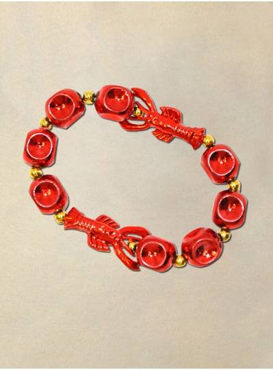 Theme Bracelets Red Crawfish