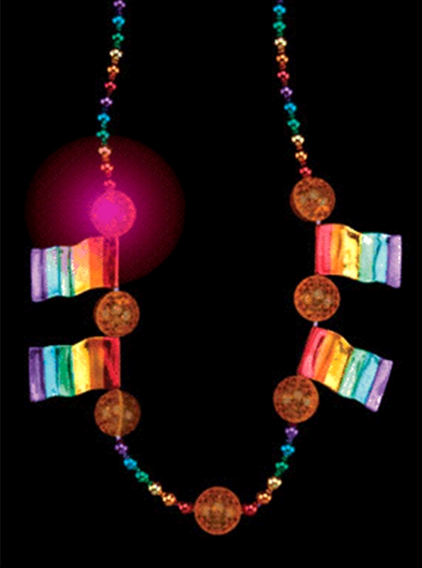 Light Up Mardi Gras Beads