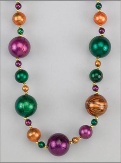 Handstrung Mardi Gras Beads