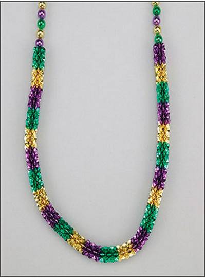 Handstrung Mardi Gras Beads