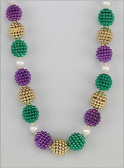 Handstrung Mardi Gras Beads