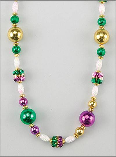 Handstrung Mardi Gras Beads