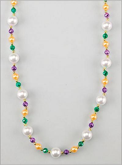 Handstrung Mardi Gras Beads