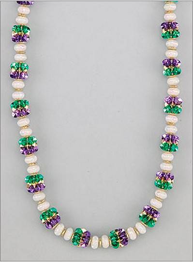 Handstrung Mardi Gras Beads