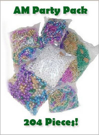 Party Pack Mardi Gras Beads