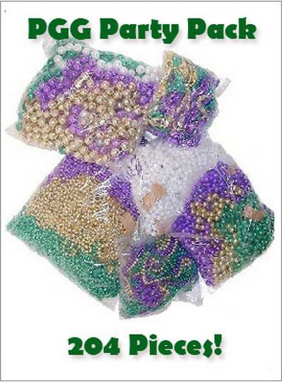 Party Pack Mardi Gras Beads