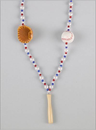 Sports Themes Baseball Bat Beads