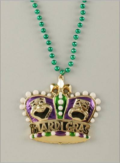 Mardi Gras Themes Comedy/Tragedy Medallion