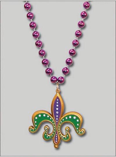 Mardi Gras Themes Fleur de Lis Medallions