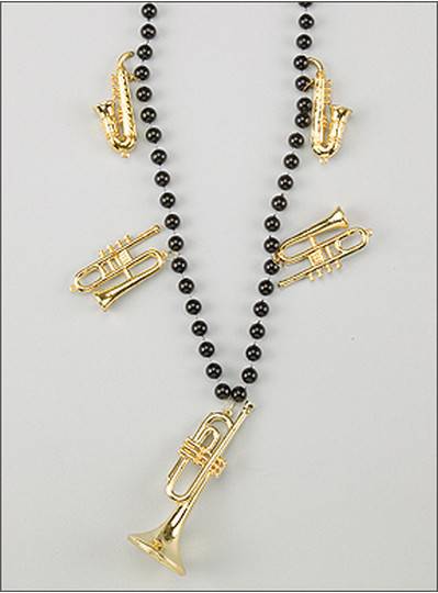 Music Theme Mardi Gras Beads