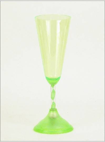 Tableware Green Lightup Champagne Glass
