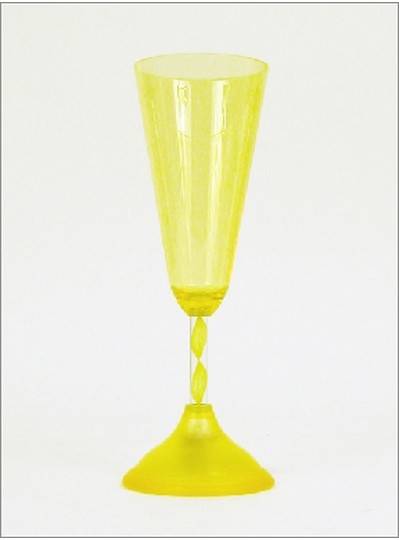 Tableware Yellow Lightup Champagne Glass