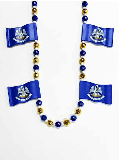 New Orleans Beads Louisiana State Flags