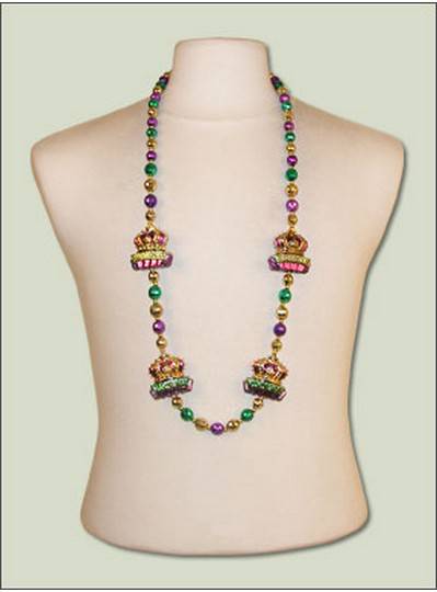 mardi gras crown beads