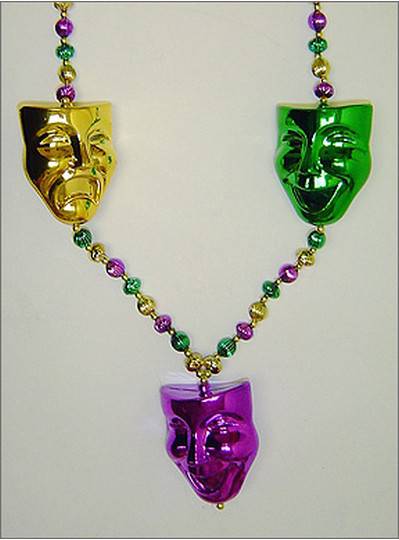 Mardi Gras Mask Beads