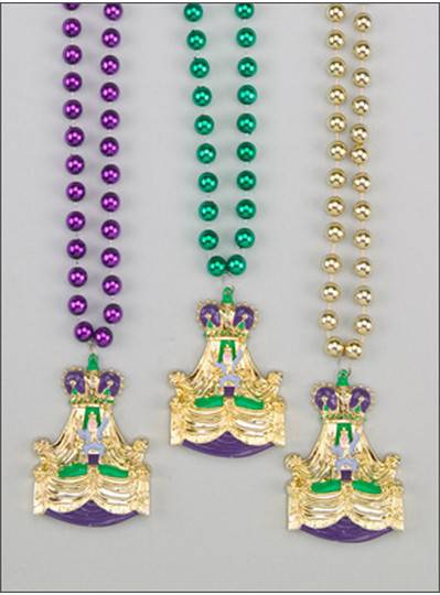 King of Rex Mardi Gras Beads