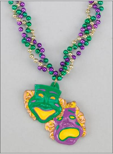 Mardi Gras Themes Comedy-Tragedy Medallion