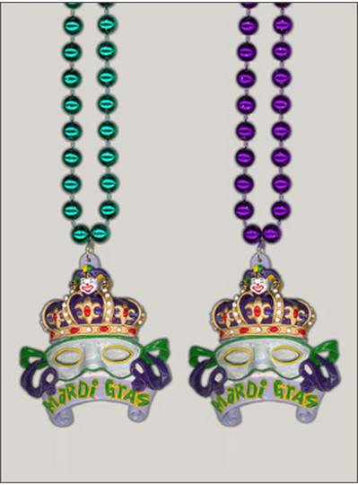Mardi Gras Mask Beads