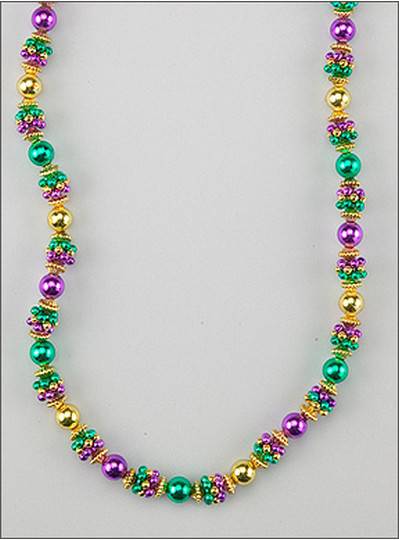 Handstrung Mardi Gras Beads