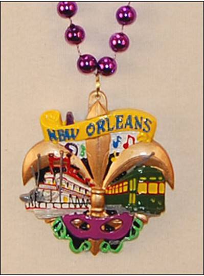 50 Giant Onion Theme Beads - Big Mardi Gras Beads Beads from Beads by the  Dozen, New Orleans