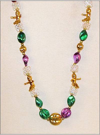 Handstrung Mardi Gras Beads