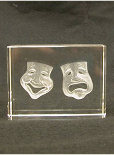 Gift Items Crystal Mask Paper Weights 
