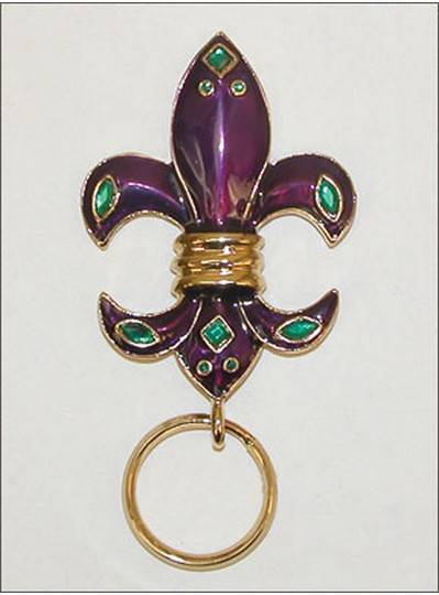 Gift Items Fleur de Lis Keyring