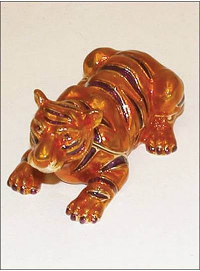 Gift Items Bengal Tiger Purple and Gold