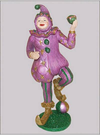 Decorations Jester Statue with Ball