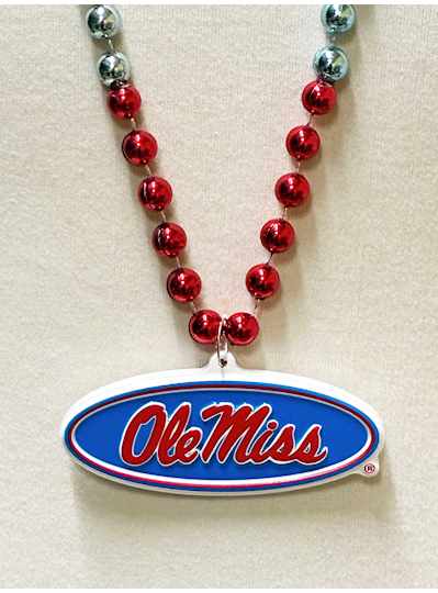 Sports Themes University of Mississippi Necklace