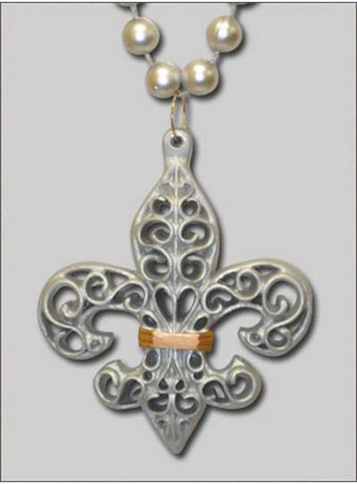 Fleur de Lis Themes Silver Scroll Fleur de Lis