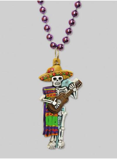 Halloween Beads Skeleton with Guitar