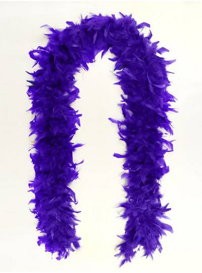 Feather Boa Purple Light Weight