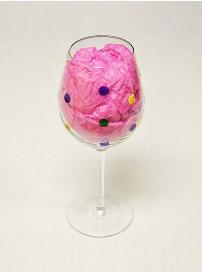 Tableware Poka Dot Wine Glass