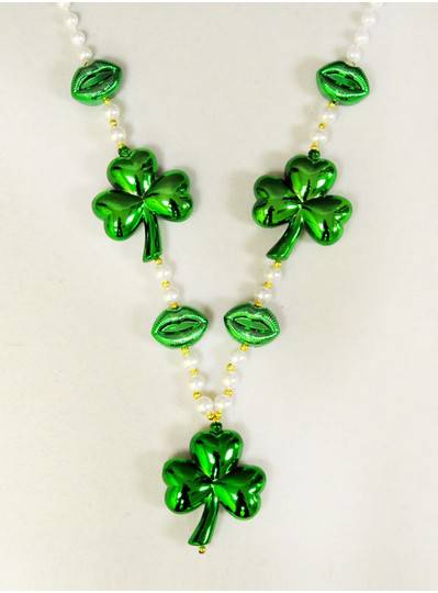 Irish Themes - Clovers, Lips and White Pearls