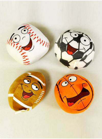 Plush Dolls & Toys - Sports Ball Assortment