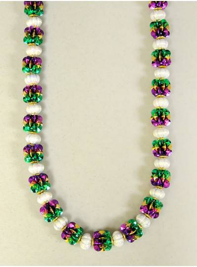 Mardi Gras Themes - Purple, Green & Gold Handstrung