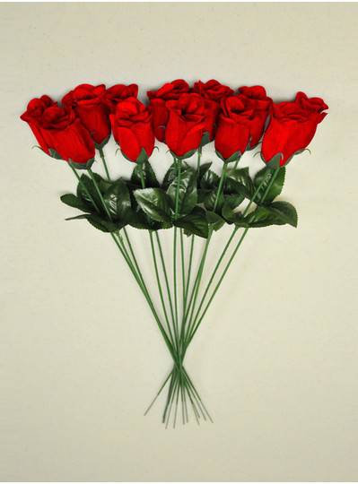 Plush Dolls & Toys - Red 16" Long Stem Roses