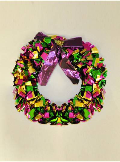 Decorations - 16" Foil Wreath