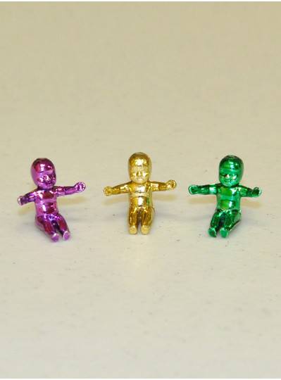 Plush Dolls & Toys - Metallic King Cake Babies