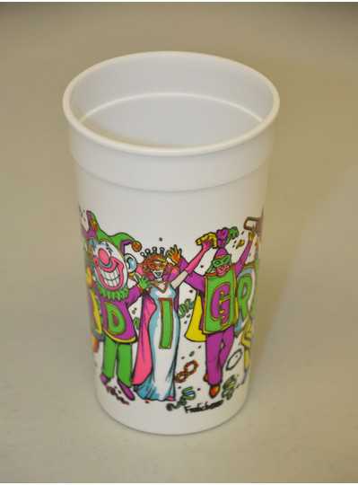 Theme Plastic Cups - Mardi Gras Parade