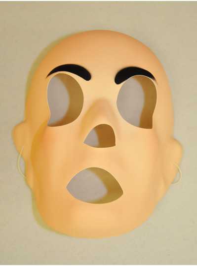 Mardi Gras Masks - MASK FLESH MATTE