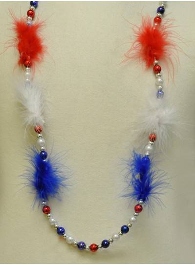 Blinky Beads - RWB Feathers